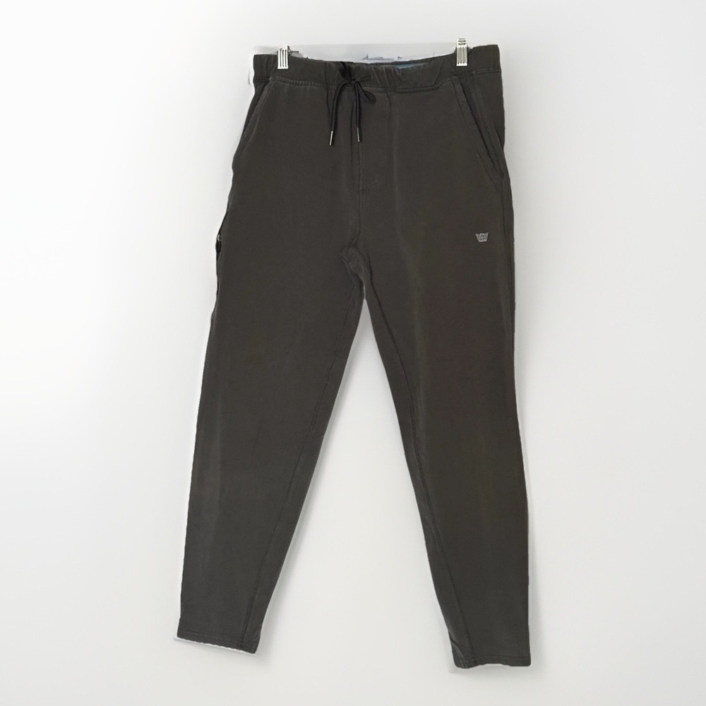 Mack Weldon Daily‎ Wear Pants Mens Medium Gray Performance Jogger Stretch 30x28